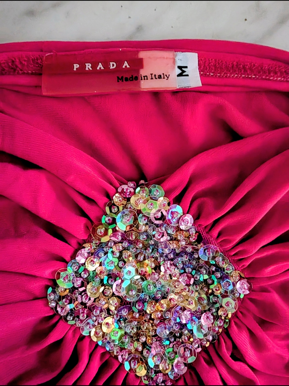 Prada Jewel-Accent Women's Halter Top - Picture 8 of 8